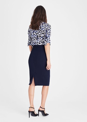 Phase Eight Nina City Skirts Navy Australia | HL3106459